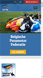 Mobile Screenshot of paramotorfederatie.be